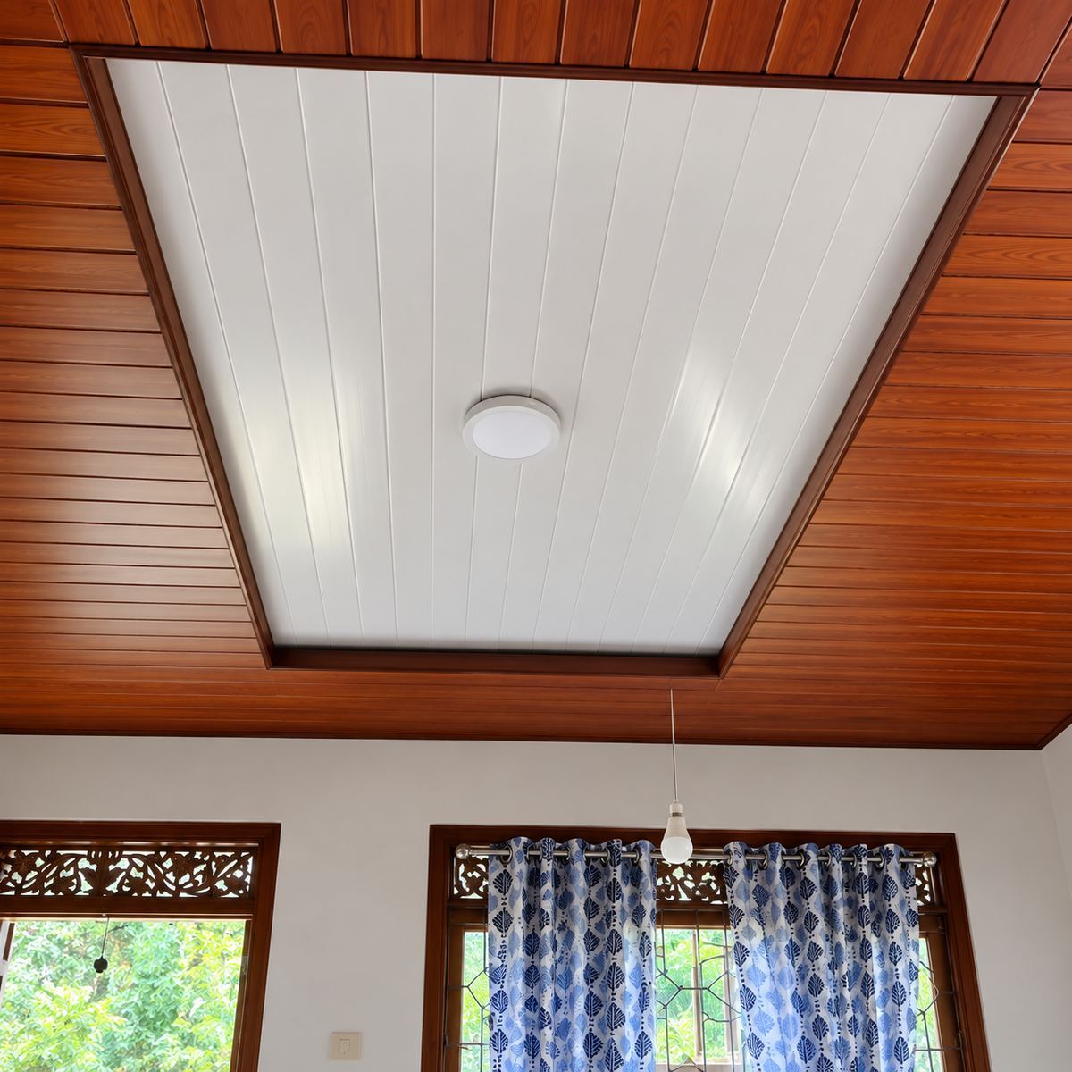 Panel box type ceiling